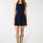 Women’s Sleeveless Denim Mini Dress