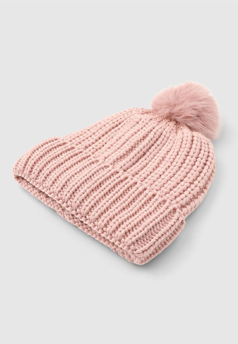 Women's Pom Pom Beanie Hat