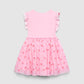 Strawberry Print Tulle Skirt Dress for Girls
