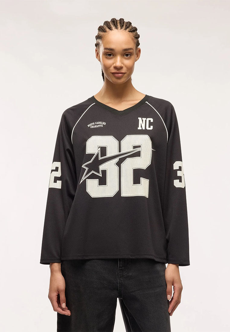 Women's Wide-cut mesh T-shirt