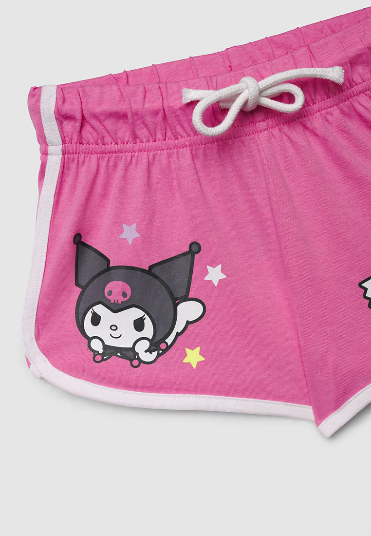 Kuromi Shorts for Girls