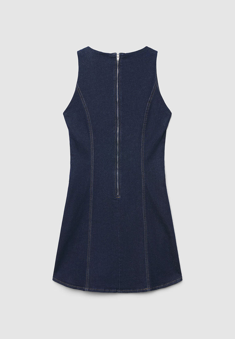Women’s Sleeveless Denim Mini Dress