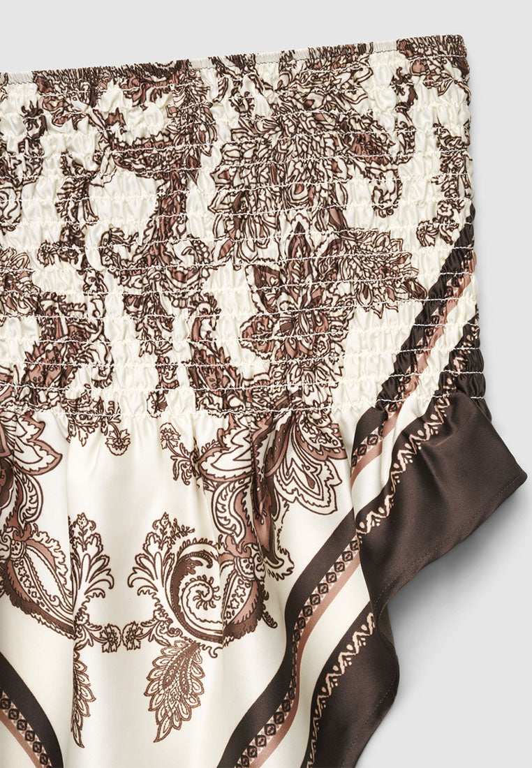Women's Scarf bandeau Top