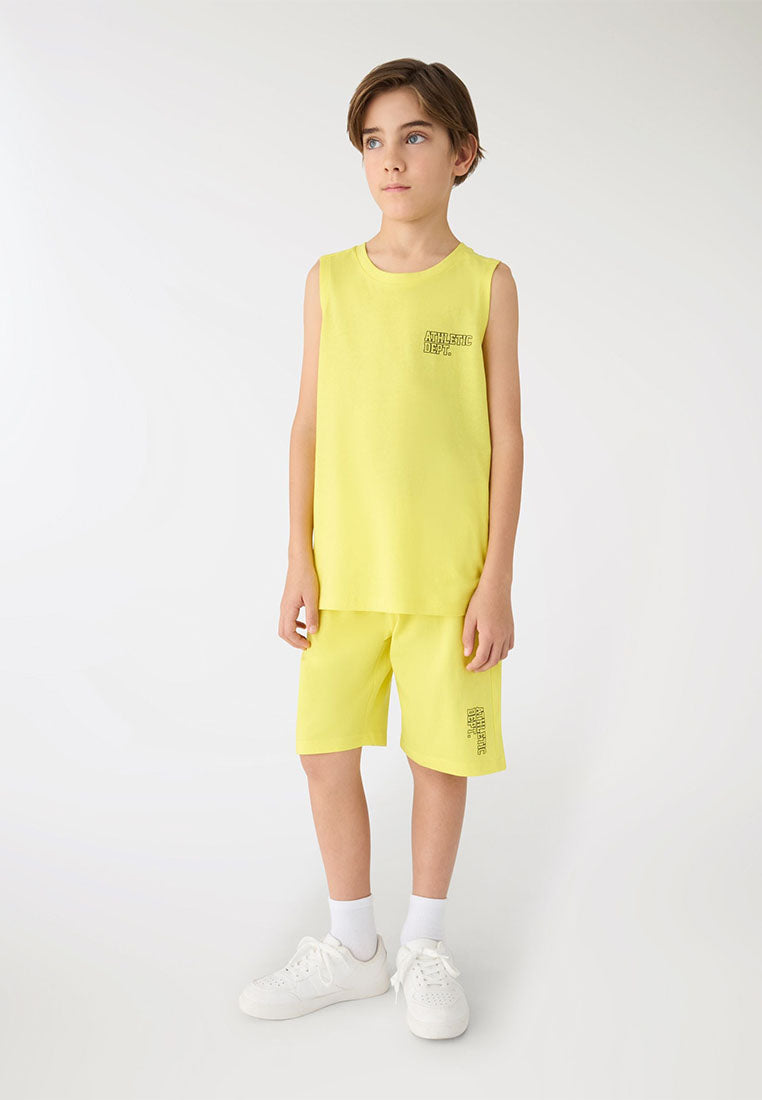 Boys Plain Colour Tank Top
