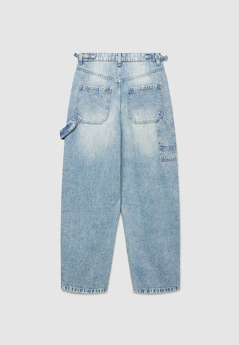 Women's Adjustable Waist Carpenter Jeans