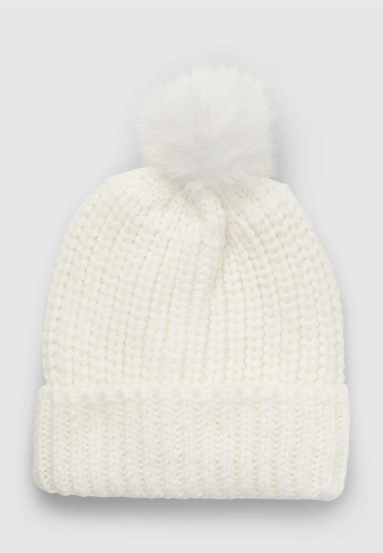 Women's Pom Pom Beanie Hat