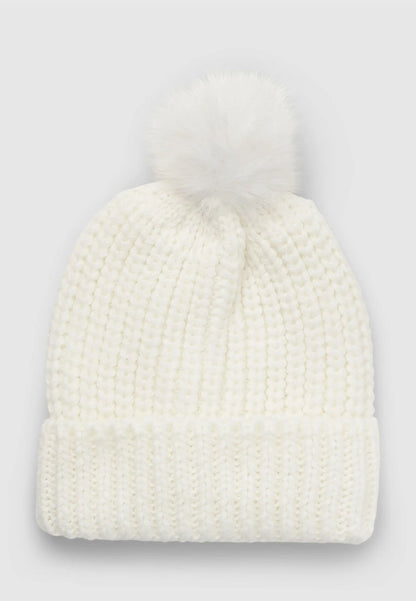 Women's Pom Pom Beanie Hat