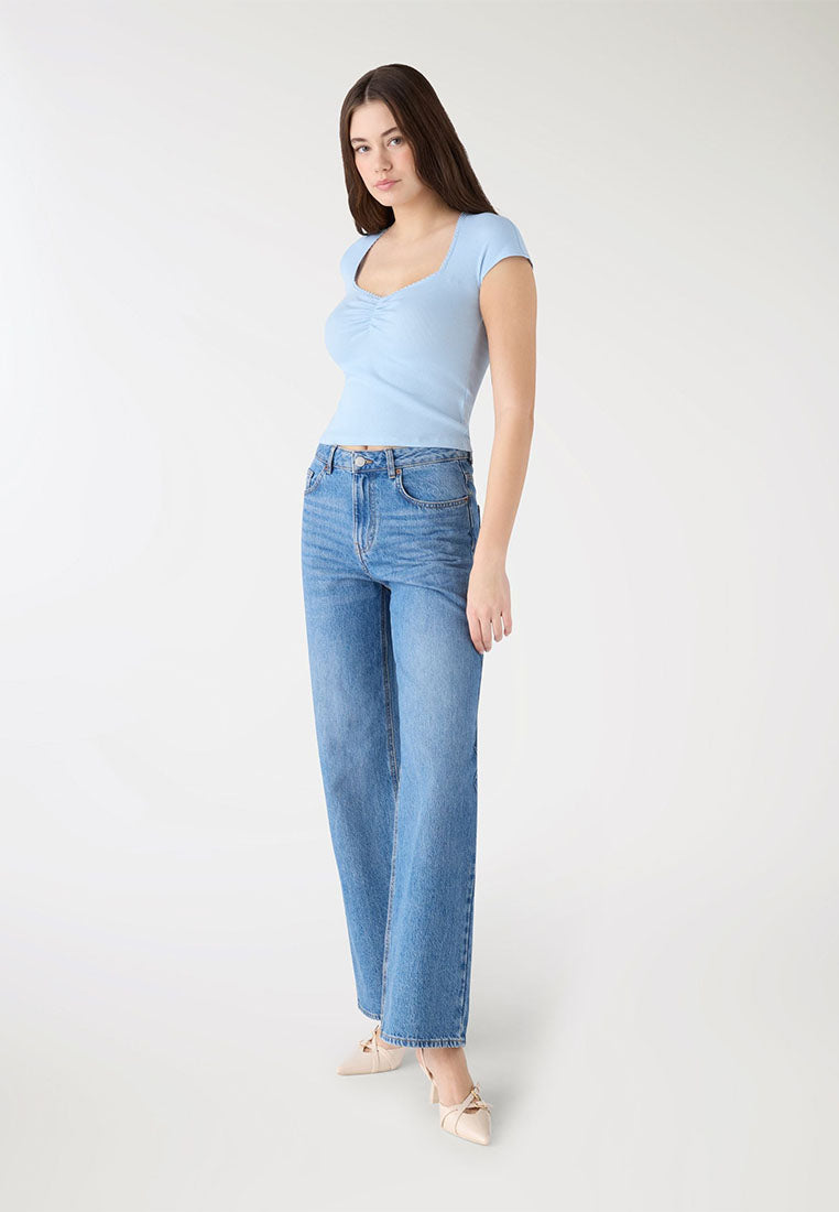 Women's Sweatheart Crop T-shirt