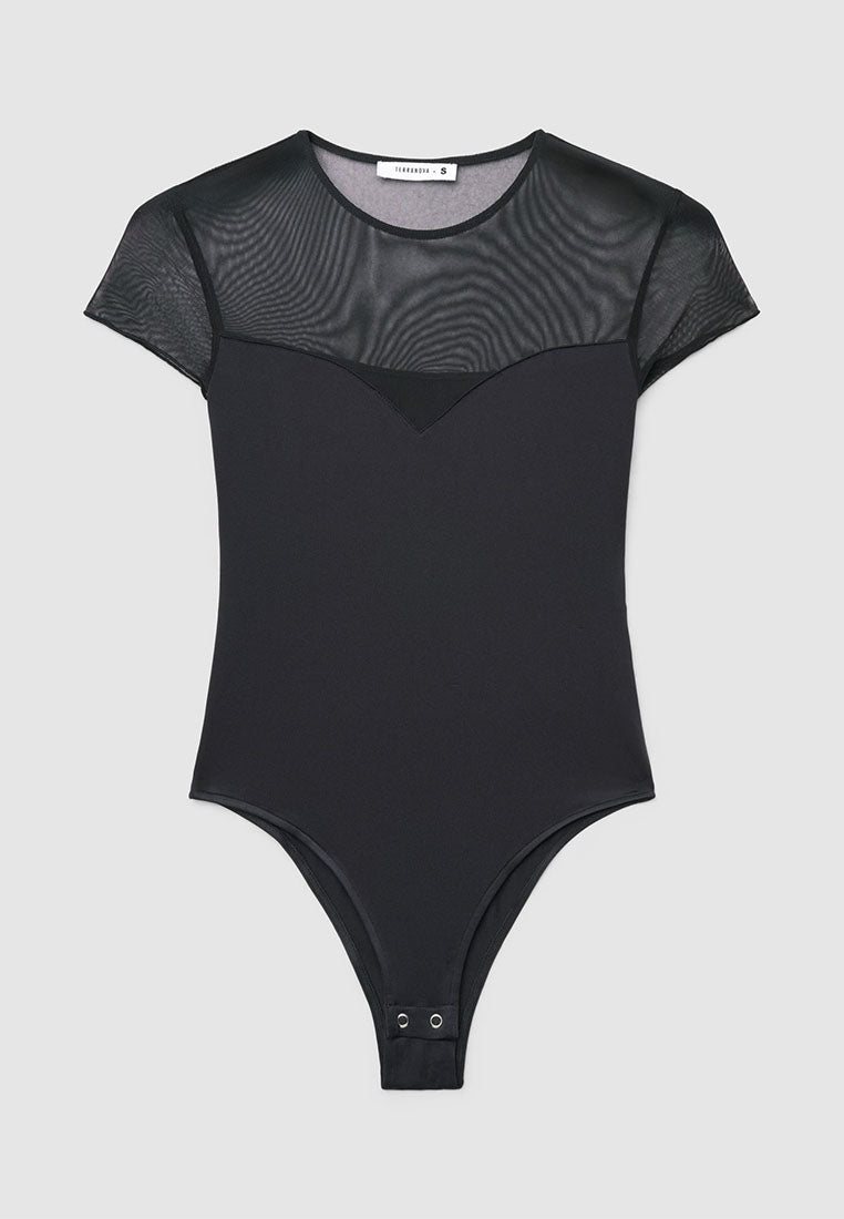 Women's Essential Mesh-Detail Bodysuit