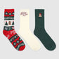 Women's Pack of 3 Christmas Stockings