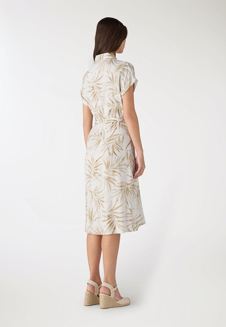 Women's Leaf print Dress