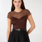 Women's Essential Mesh-Detail Bodysuit