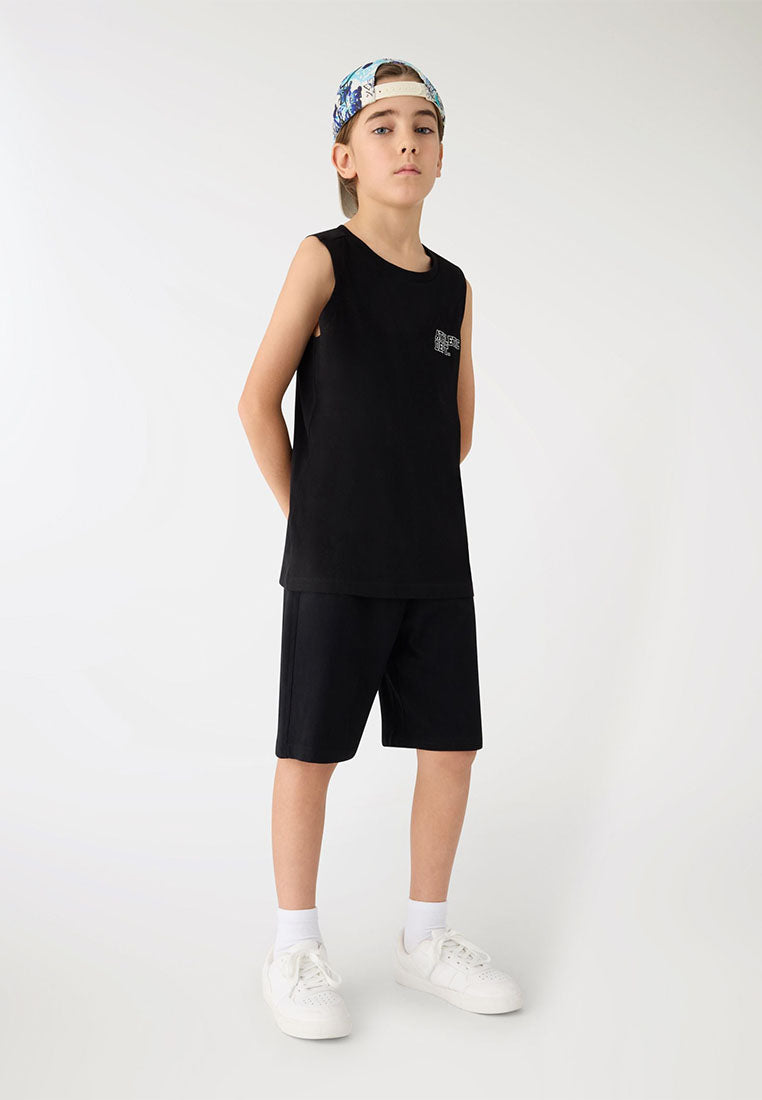 Boys Plain Colour Tank Top