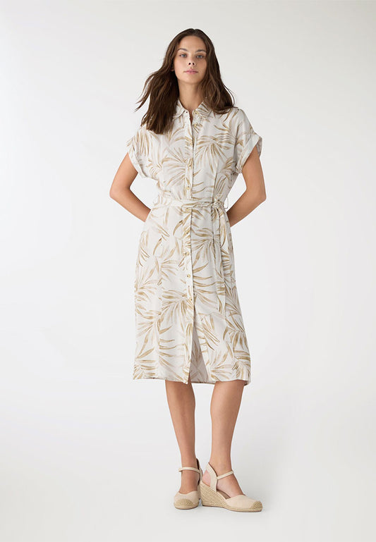 Women's Leaf print Dress