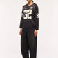 Women's Wide-cut mesh T-shirt