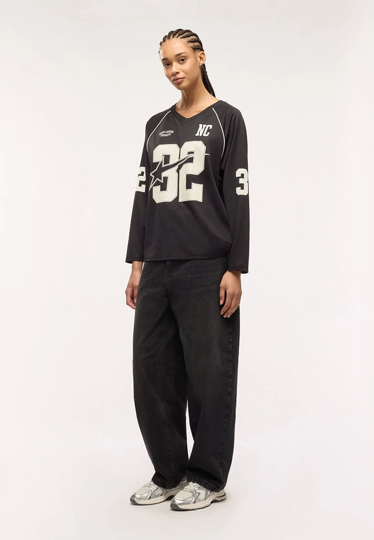 Women's Wide-cut mesh T-shirt