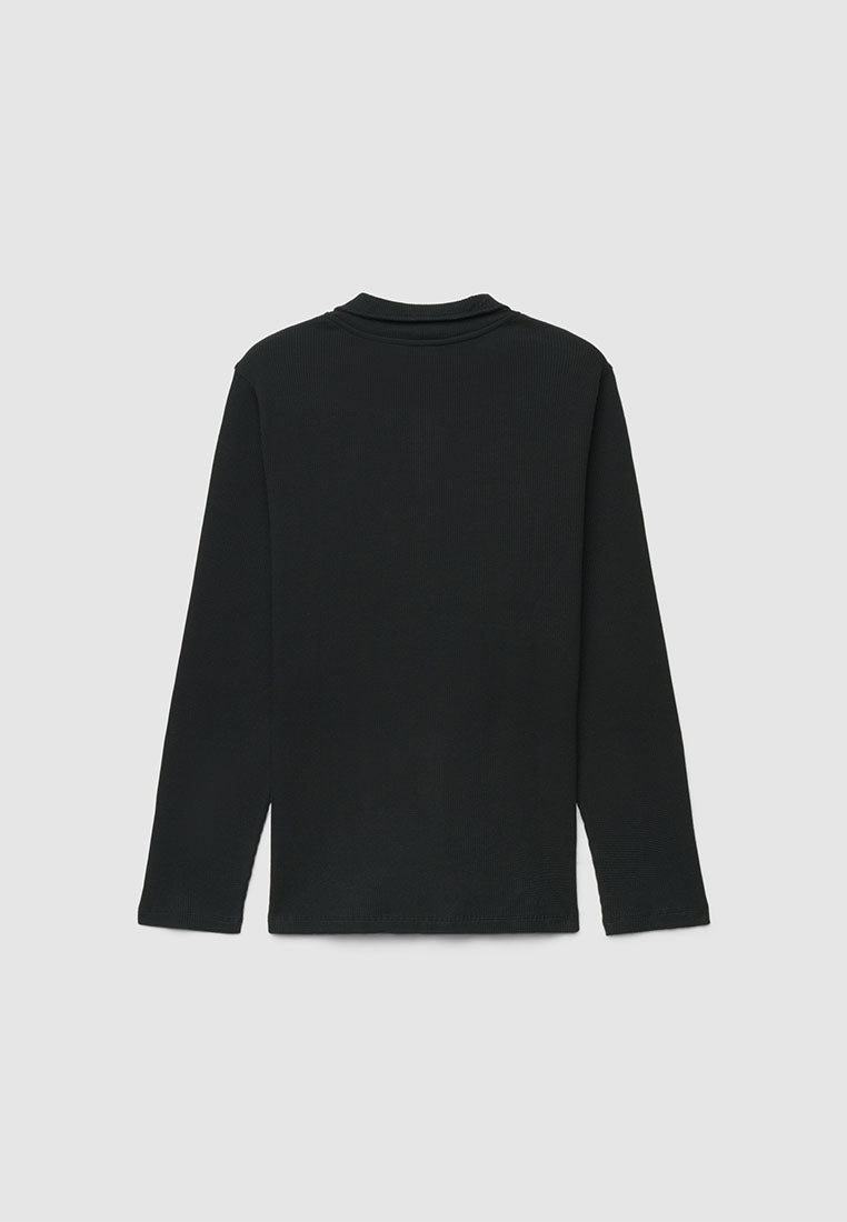 Men's Long Sleeved Plain T-shirt