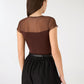 Women's Essential Mesh-Detail Bodysuit