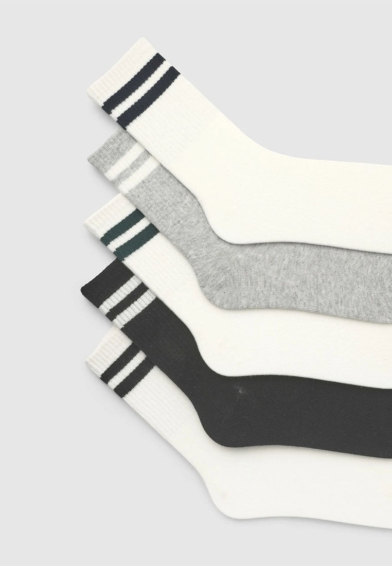 Pack of 5 striped socks for Boys