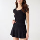 Women's Henley Rib-Knit Tee