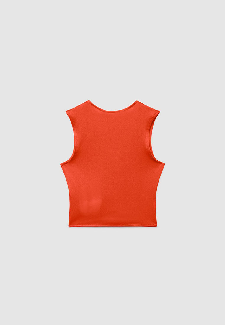 Women's Square-Neck Cropped Tank