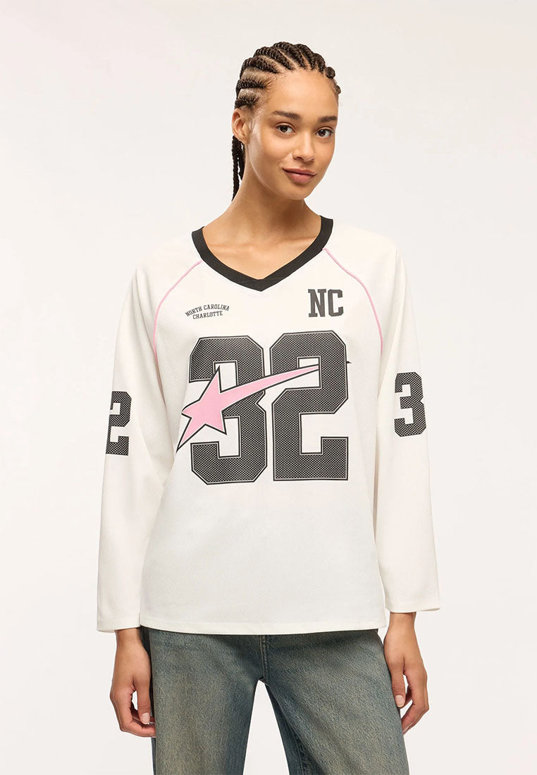 Women's Wide-cut mesh T-shirt