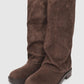 Women's Cuffed Biker Boots