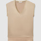 Women's Satin V-neck Top