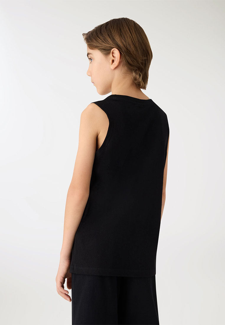 Boys Plain Colour Tank Top