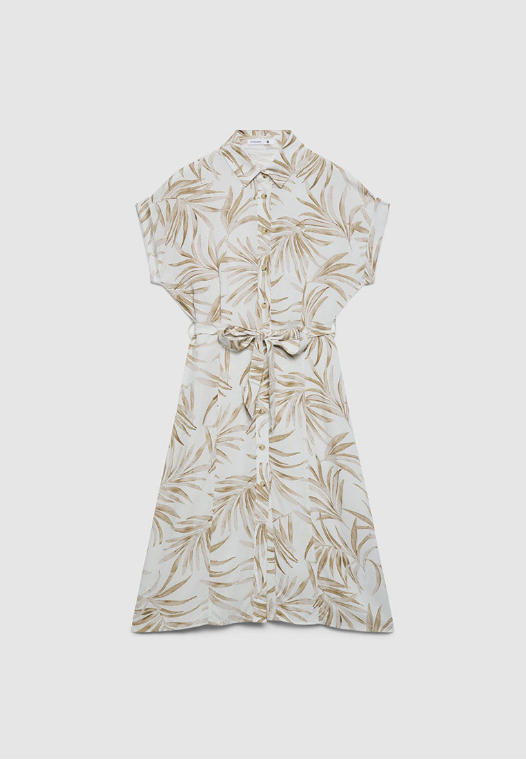 Women's Leaf print Dress