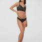 Women's Strappy Harness Floral Lace Thong