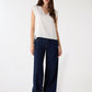Women's Satin V-neck Top