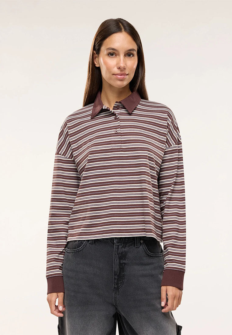 Women's Long Sleeve Striped T-Shirt
