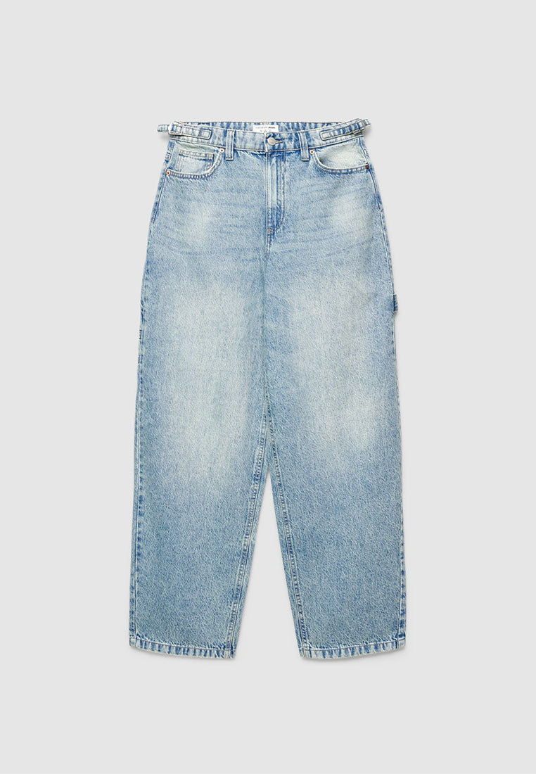 Women's Adjustable Waist Carpenter Jeans