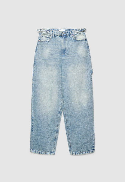 Women's Adjustable Waist Carpenter Jeans