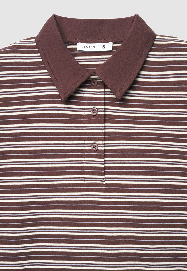 Women's Long Sleeve Striped T-Shirt