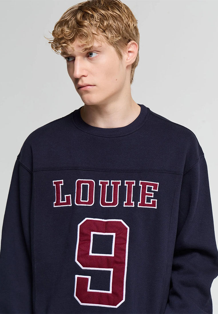 Men's Sweatshirt with embroidered lettering