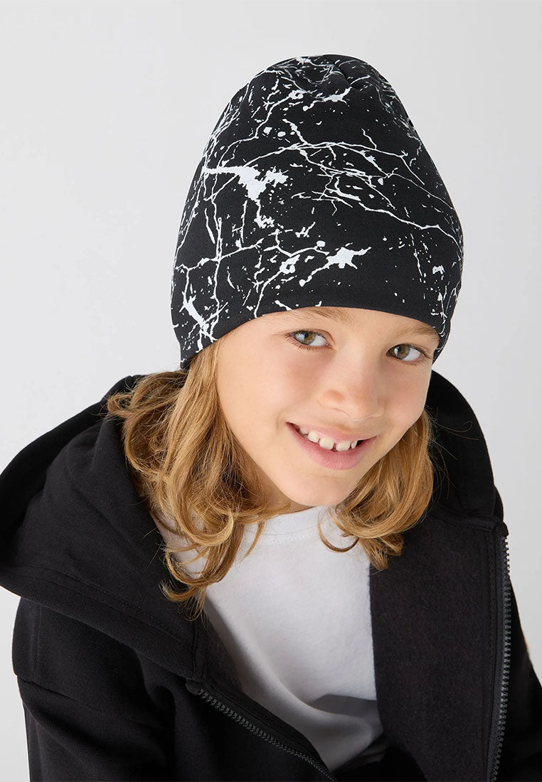 Cap with marbled print for Boys