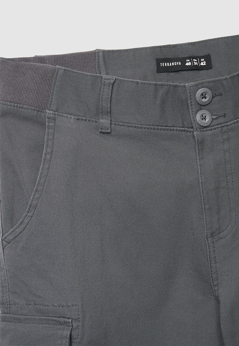 Men's Cargo Trousers with Cuffs
