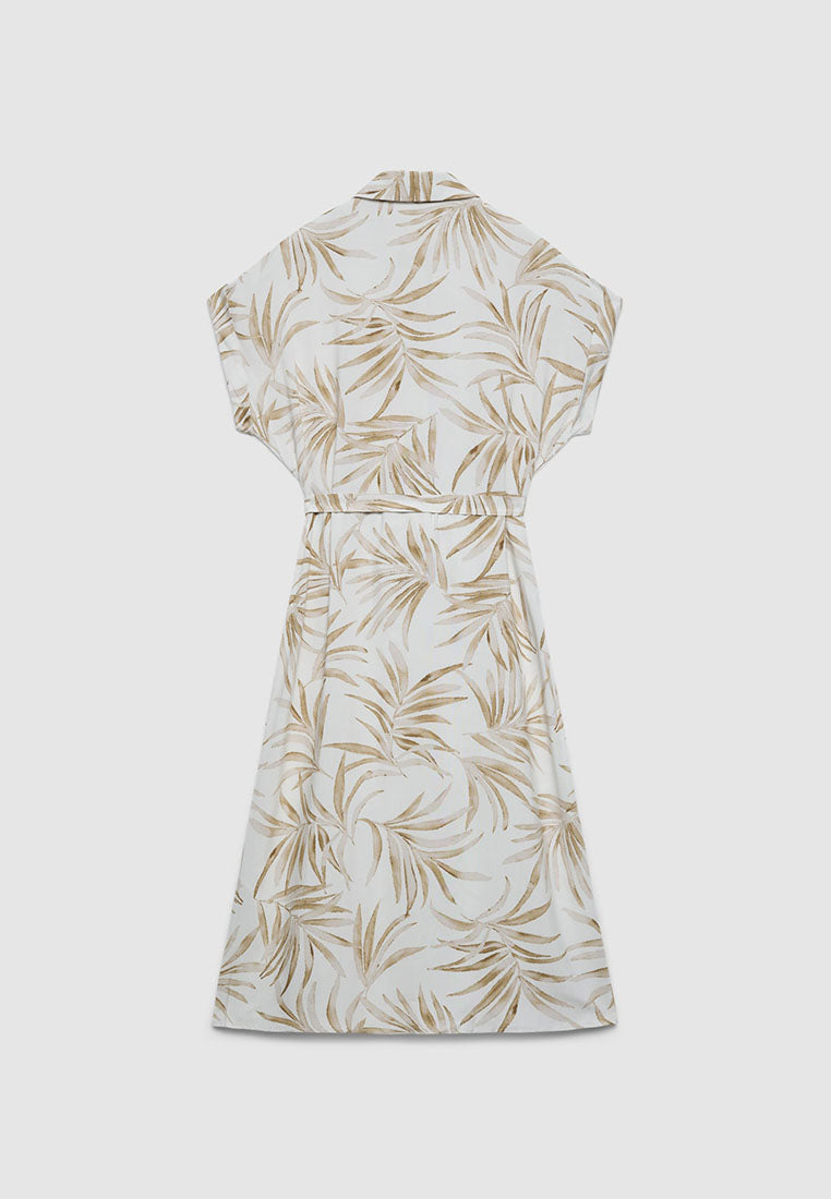 Women's Leaf print Dress