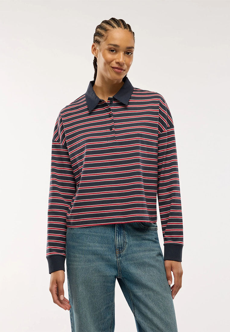 Women's Long Sleeve Striped T-Shirt