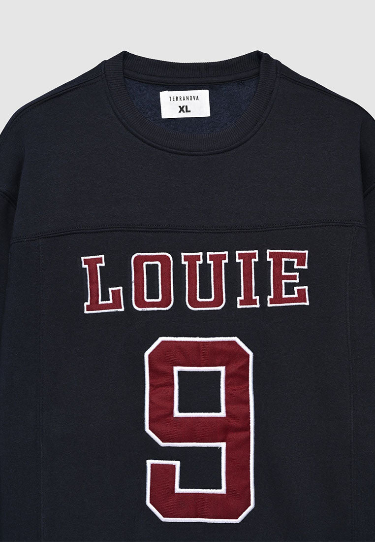 Men's Sweatshirt with embroidered lettering