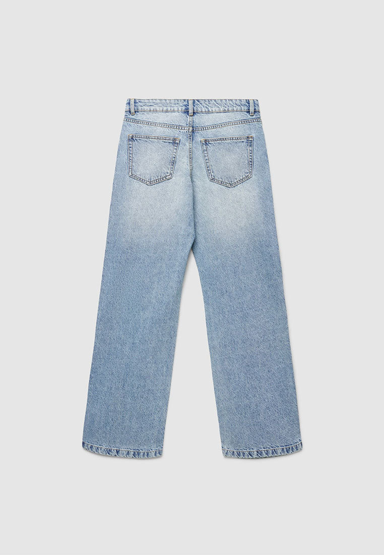 Women's Low-rise Wide-leg Jeans