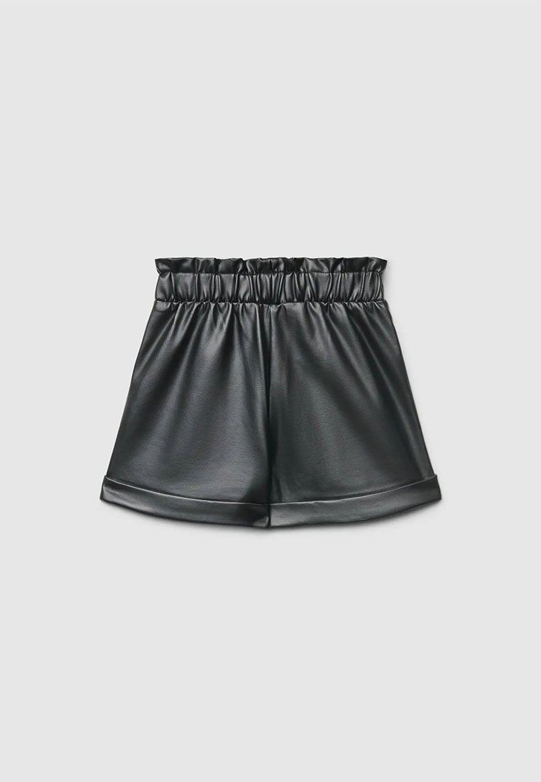Shorts with tied belt for Girls