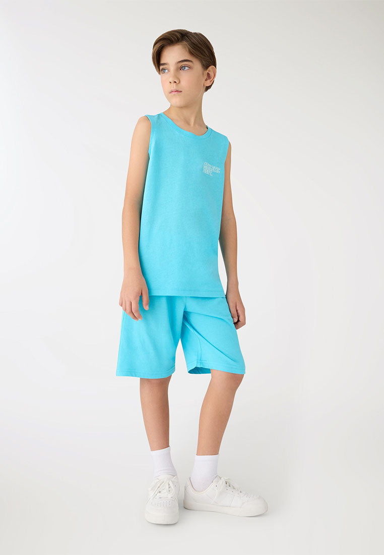 Boys Plain Colour Tank Top