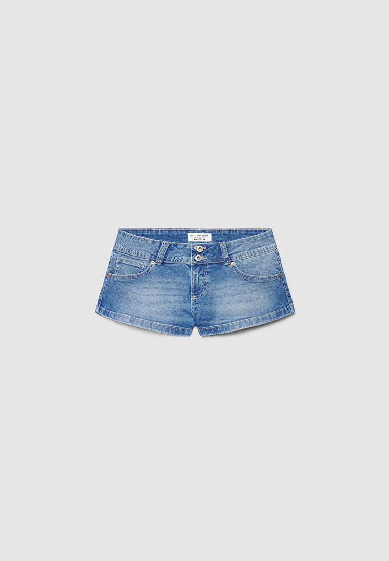 Women's Low-Rise Denim Shorts