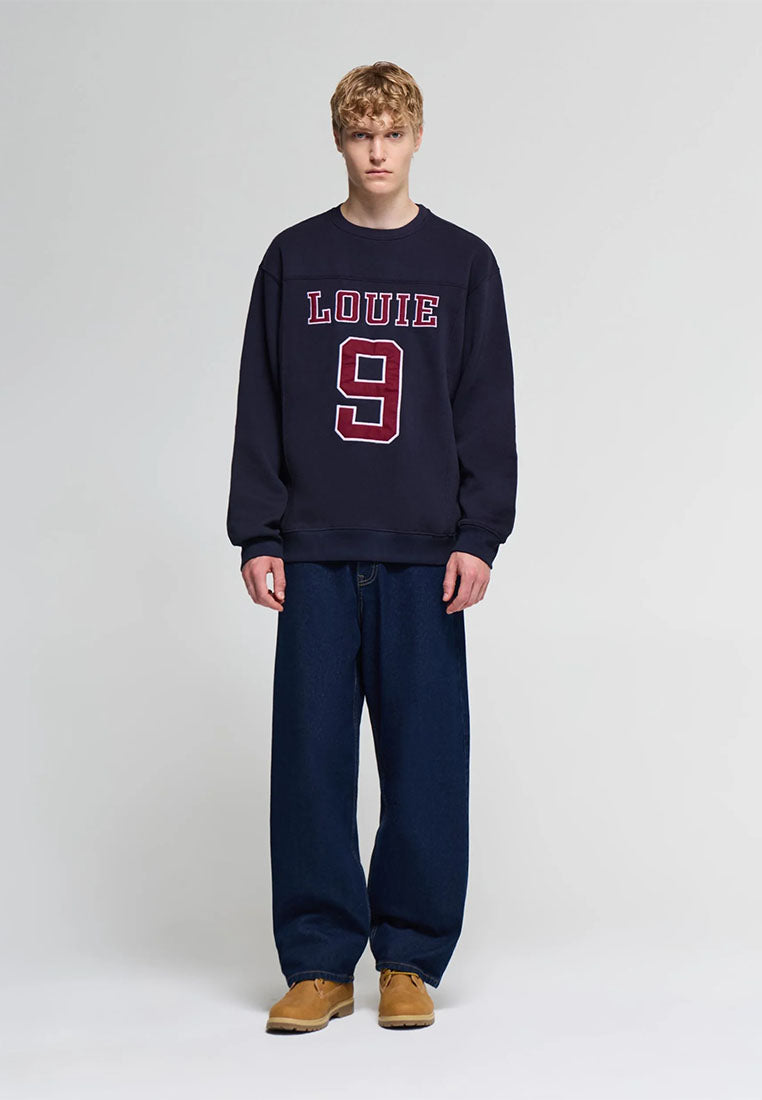 Men's Sweatshirt with embroidered lettering