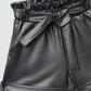 Shorts with tied belt for Girls
