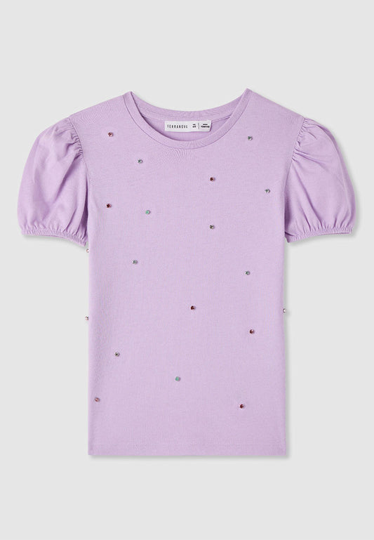 Kids Girls Short-sleeved T-shirt