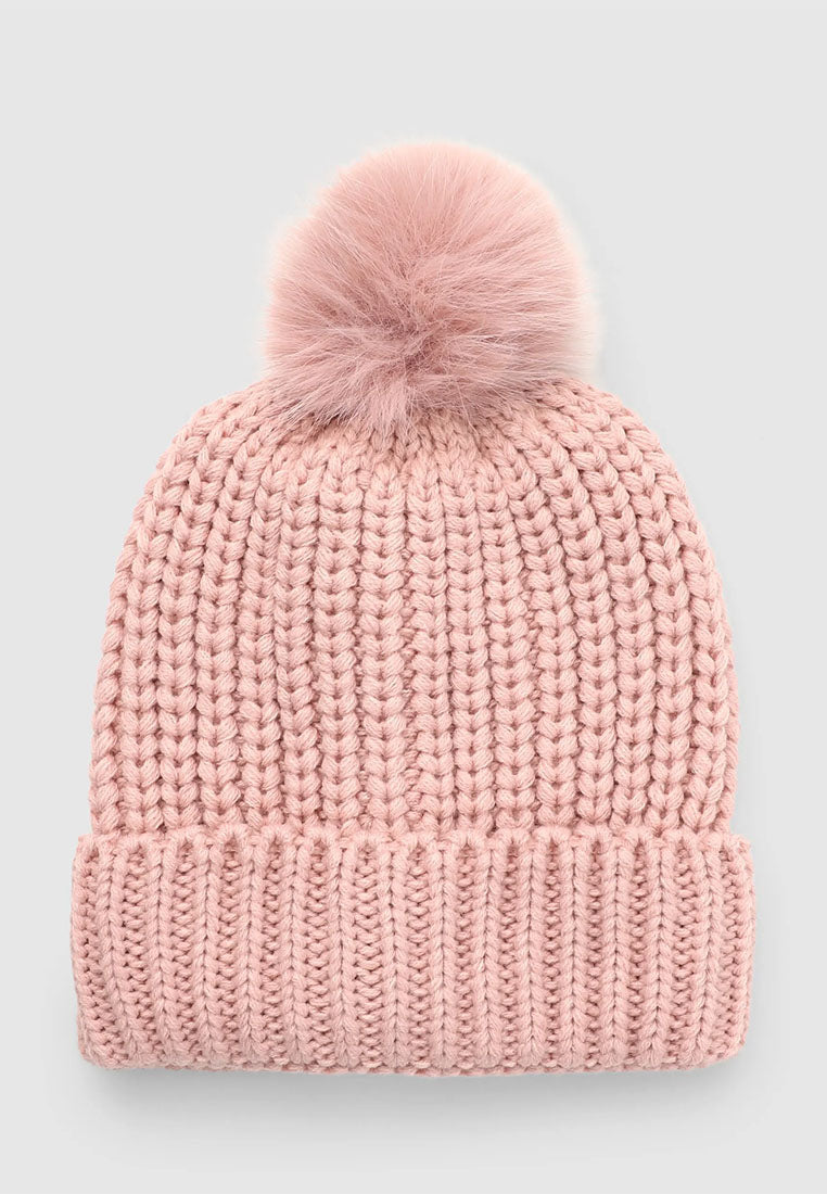 Women's Pom Pom Beanie Hat